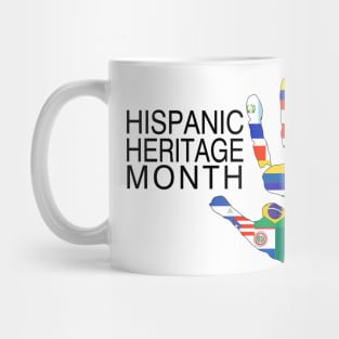 Proud Latina For Women Funny Hispanic Heritage Month Flag Mug